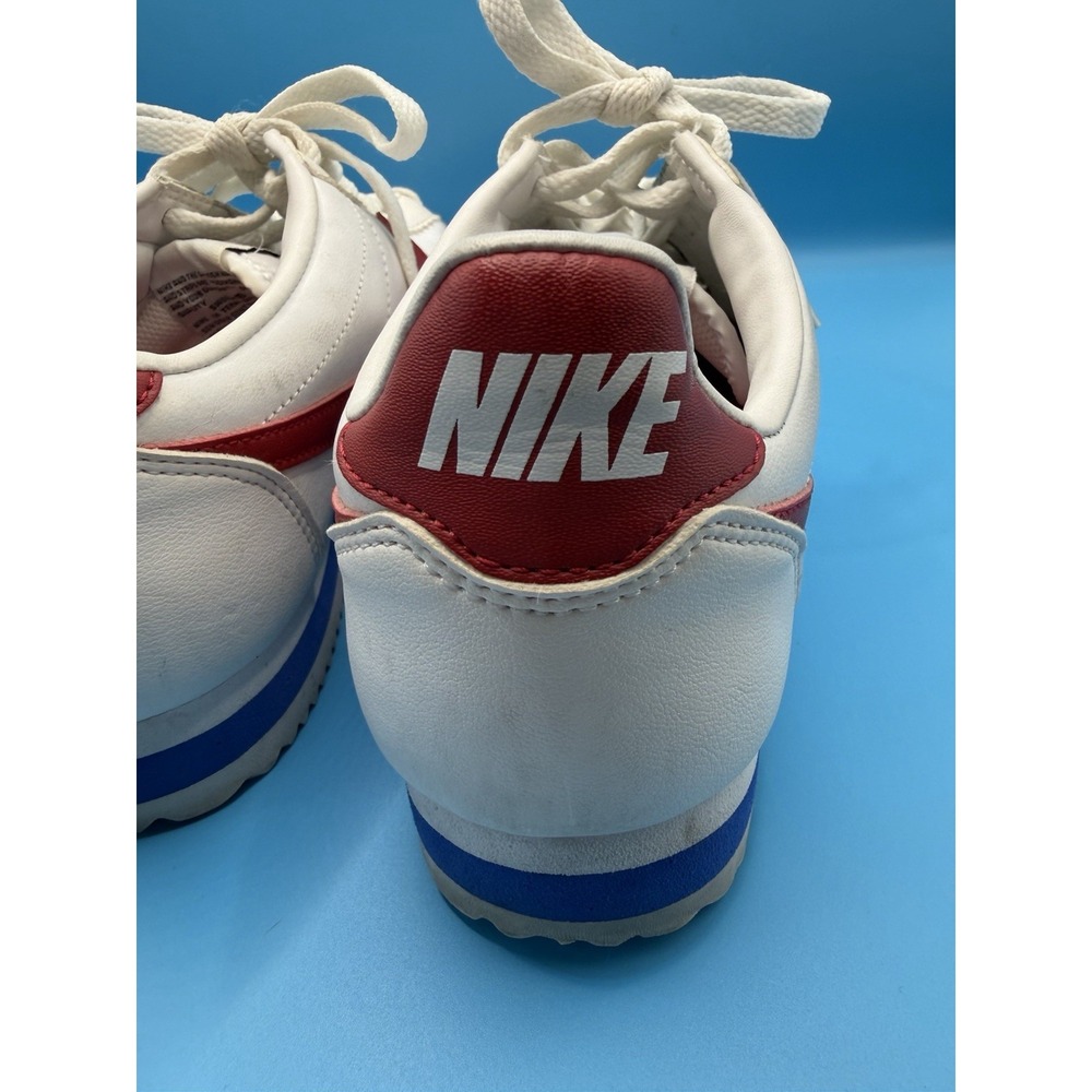 Nike Cortez Forest Gump White Red Blue Women's Size 8 Golf Shoes 807471-103 - Picture 8 of 12